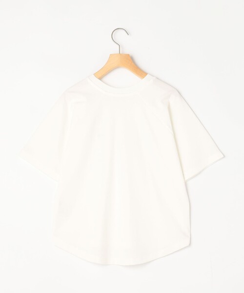 MICO COULIER（ミコクリエ）の「《接触冷感》Premium Cool Smooth ラグランロゴプリントＴ（Tシャツ/カットソー・レディース・オフホワイト/グレー/ネイビー・38）」の20枚目の写真