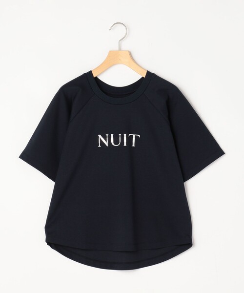 MICO COULIER（ミコクリエ）の「《接触冷感》Premium Cool Smooth ラグランロゴプリントＴ（Tシャツ/カットソー・レディース・オフホワイト/グレー/ネイビー・38）」の19枚目の写真