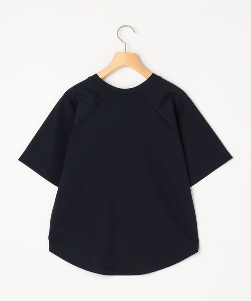 MICO COULIER（ミコクリエ）の「《接触冷感》Premium Cool Smooth ラグランロゴプリントＴ（Tシャツ/カットソー・レディース・オフホワイト/グレー/ネイビー・38）」の18枚目の写真