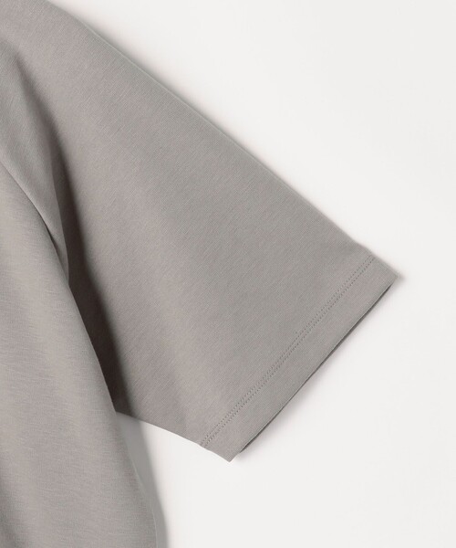 MICO COULIER（ミコクリエ）の「《接触冷感》Premium Cool Smooth ラグランロゴプリントＴ（Tシャツ/カットソー・レディース・オフホワイト/グレー/ネイビー・38）」の8枚目の写真