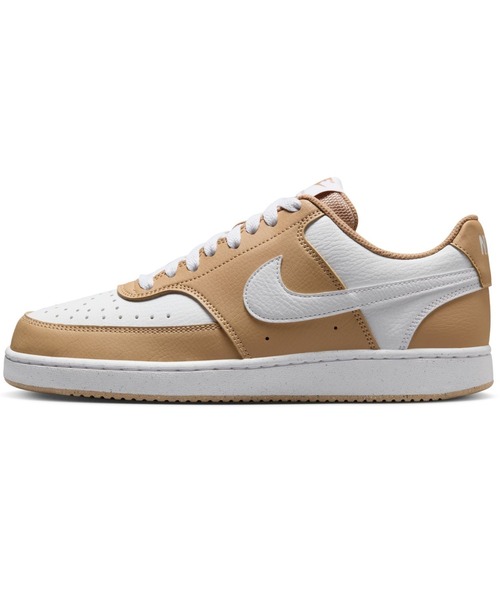 NIKE(ナイキ)の「ナイキ NIKE ナイキ コート ビジョン LO NN(スニーカー・レディース・ホワイト・23.5cm/24.0cm/24.5cm/25.0cm/25.5cm/26.0cm/23.0cm)」の1枚目の写真
