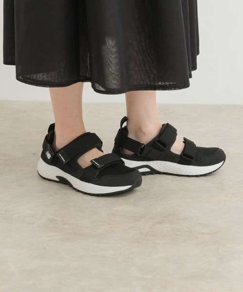 NEW BALANCE（ニューバランス）の「NEW BALANCE　Fresh Foam 710 v1（サンダル・レディース・ベージュ/ブラック・24/24.5/23.5）」の2枚目の写真