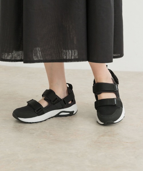 NEW BALANCE（ニューバランス）の「NEW BALANCE　Fresh Foam 710 v1（サンダル・レディース・ベージュ/ブラック・24/24.5/23.5）」の6枚目の写真