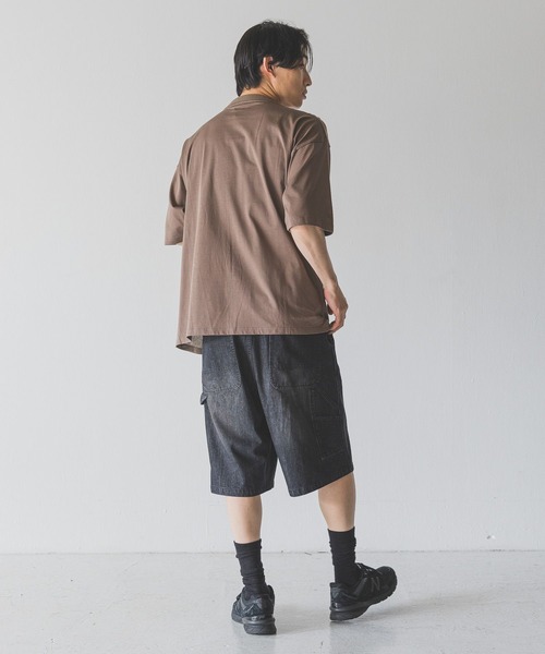 LOWRYS FARM（ローリーズファーム）の「３ＤニットキリカエＴＳＳ　452339（Tシャツ/カットソー・メンズ・ブラック/ブラウン/グレー・MEDIUM/LARGE）」の14枚目の写真