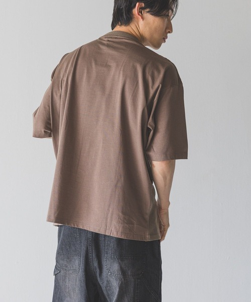 LOWRYS FARM（ローリーズファーム）の「３ＤニットキリカエＴＳＳ　452339（Tシャツ/カットソー・メンズ・ブラック/ブラウン/グレー・MEDIUM/LARGE）」の17枚目の写真