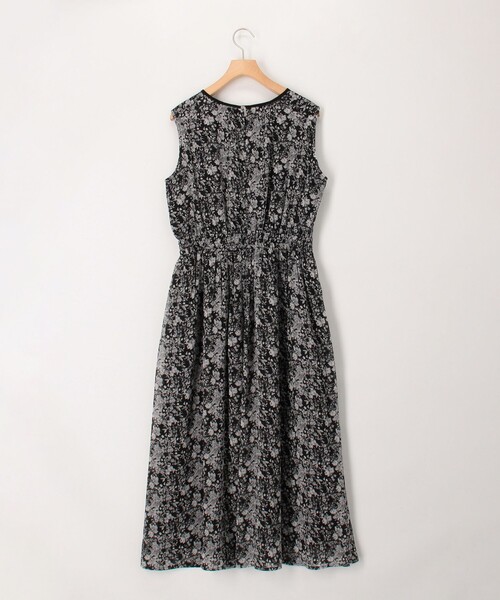 MICO COULIER（ミコクリエ）の「楊柳花柄プリントワンピース（ワンピース・レディース・ブラック系その他/ホワイト系その他・38）」の12枚目の写真