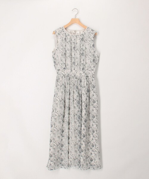 MICO COULIER（ミコクリエ）の「楊柳花柄プリントワンピース（ワンピース・レディース・ブラック系その他/ホワイト系その他・38）」の20枚目の写真