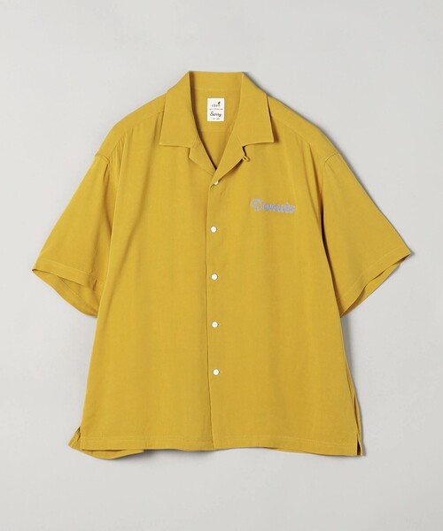 coen（コーエン）の「Sarry Cat刺繍レーヨンシャツ（シャツ/ブラウス・メンズ・ライトブルー/ダークグレー/イエロー・L/M）」の3枚目の写真