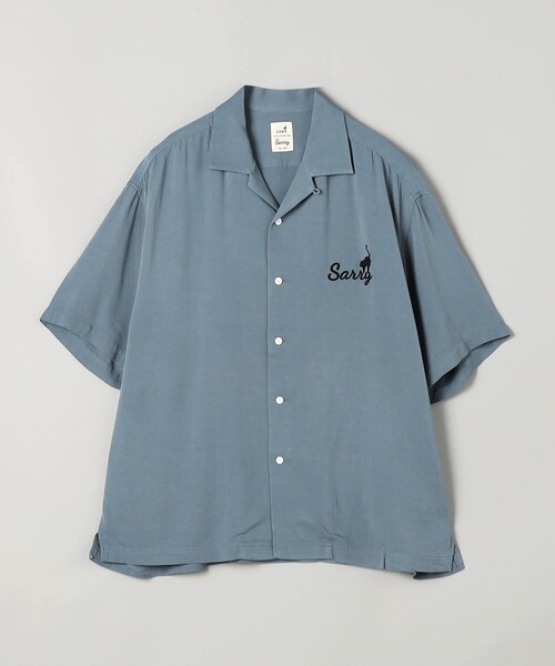 coen（コーエン）の「Sarry Cat刺繍レーヨンシャツ（シャツ/ブラウス・メンズ・ライトブルー/ダークグレー/イエロー・L/M）」の18枚目の写真