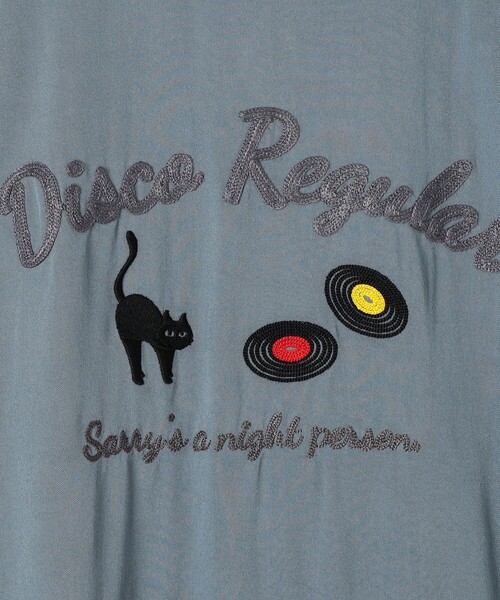 coen（コーエン）の「Sarry Cat刺繍レーヨンシャツ（シャツ/ブラウス・メンズ・ライトブルー/ダークグレー/イエロー・L/M）」の21枚目の写真