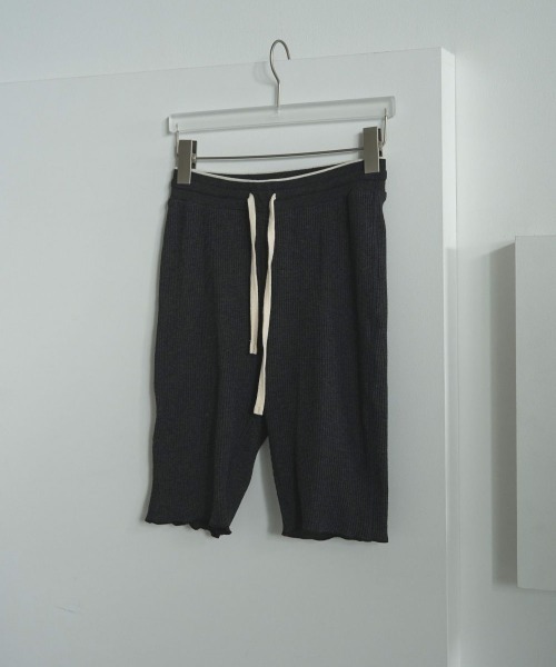 anuke（アンヌーク）の「anuke Rib Biker Pants リブバイカーパンツ