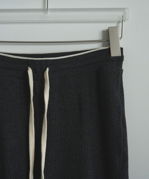 anuke（アンヌーク）の「anuke Rib Biker Pants リブバイカーパンツ