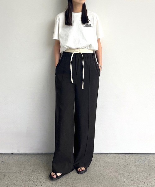 anuke（アンヌーク）の「anuke Rib Biker Pants リブバイカーパンツ