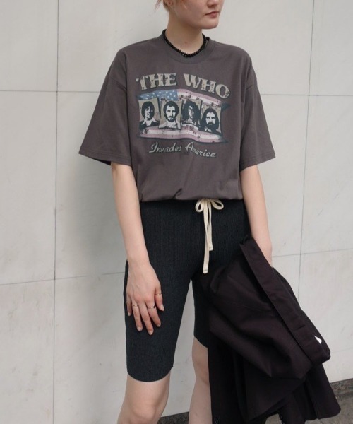 anuke（アンヌーク）の「anuke Rib Biker Pants リブバイカーパンツ