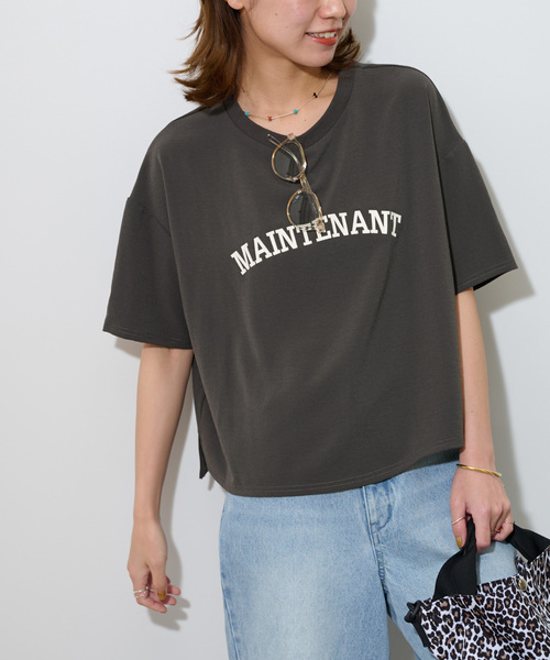 JOURNAL STANDARD relume｜《追加2》2WAYジョーゼットロゴTEE