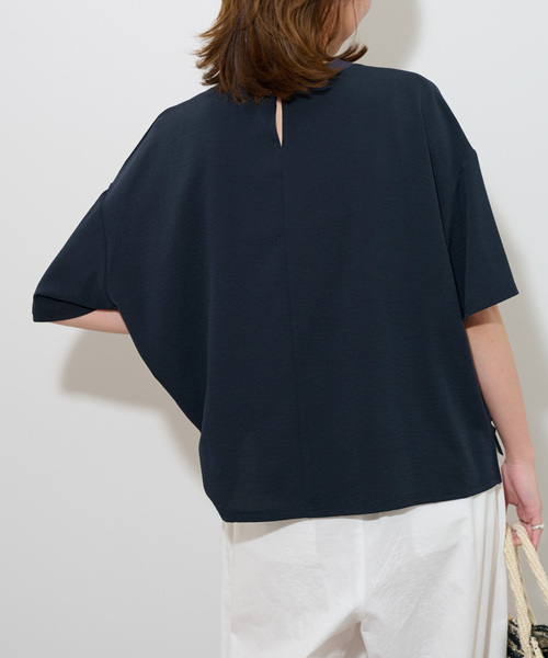 JOURNAL STANDARD relume（ジャーナルスタンダード　レリューム）の「《追加2》2WAYジョーゼットロゴTEE（Tシャツ/カットソー・レディース・チャコールグレー/ホワイト/ネイビー・FREE）」の22枚目の写真