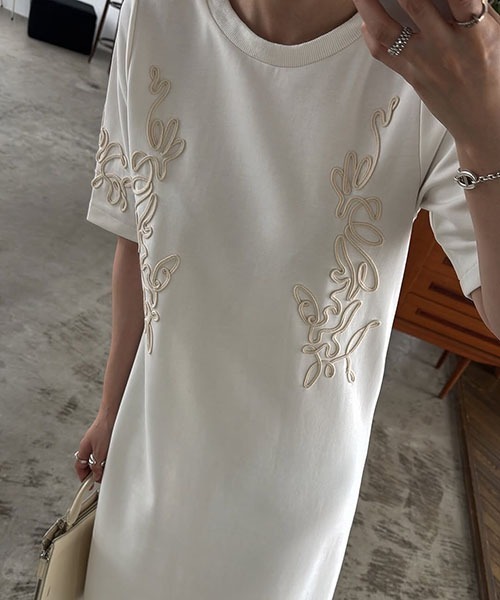 セール】cord embroidery ponte OP（ワンピース）｜WILLFULLY