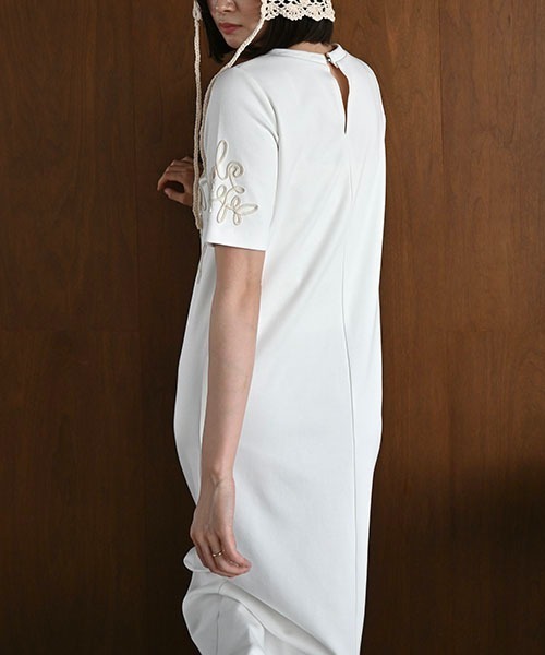 WILLFULLY(ウィルフリー)の「cord embroidery ponte OP(ワンピース・レディース・グレー系その他/ホワイト/ブラック・FREE)」の20枚目の写真