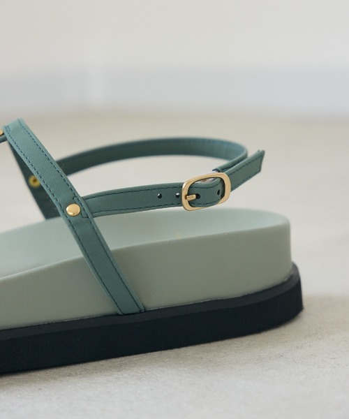 Paradise Picnic(パラダイスピクニック)の「JETEE ゴールドストラップサンダル(サンダル・レディース・ブラック/グリーン・MEDIUM/LARGE)」の20枚目の写真