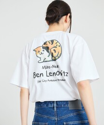 City Ambient Products（シティアンビエントプロダクツ）の「【City Ambient Products別注】Ben Lenovitz: DOG CAT Tシャツ（Tシャツ/カットソー）」