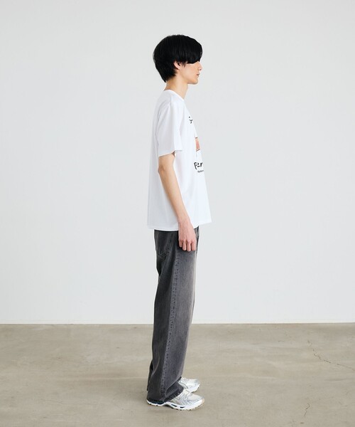 City Ambient Products（シティアンビエントプロダクツ）の「【City Ambient Products別注】Ben Lenovitz: DOG CAT Tシャツ（Tシャツ/カットソー・メンズ・アイボリー/ストーン/ホワイト系/オフホワイト/ナチュラル/ホワイト/ライトホワイト/サンドベージュ/シルバーグレー/オートミール・SMALL/MEDIUM/LARGE）」の14枚目の写真