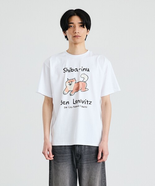 City Ambient Products別注】Ben Lenovitz: DOG CAT Tシャツ（Tシャツ