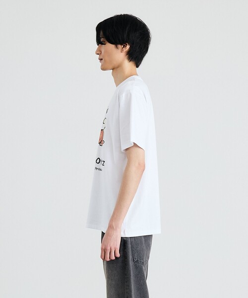 City Ambient Products（シティアンビエントプロダクツ）の「【City Ambient Products別注】Ben Lenovitz: DOG CAT Tシャツ（Tシャツ/カットソー・メンズ・アイボリー/ストーン/ホワイト系/オフホワイト/ナチュラル/ホワイト/ライトホワイト/サンドベージュ/シルバーグレー/オートミール・SMALL/MEDIUM/LARGE）」の16枚目の写真