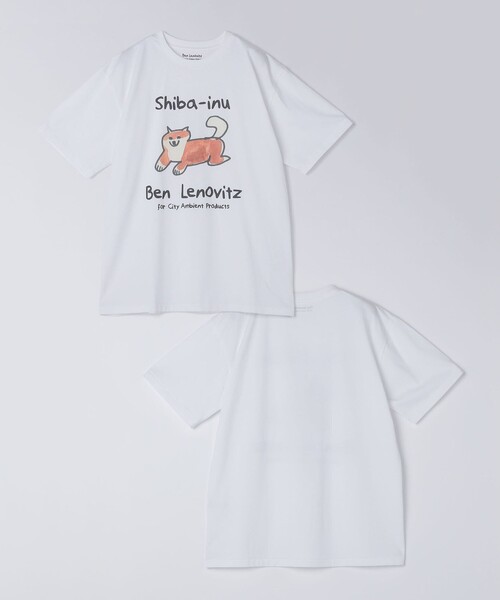 【City Ambient Products別注】Ben Lenovitz: DOG CAT Tシャ City Ambient Products別注】Ben Lenovitz: DOG CAT Tシャツ（T