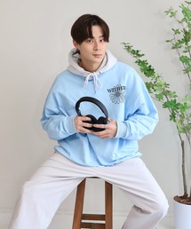 ROOPTOKYO | 【90%OFF】フラワープリントスウェット オーバーサイズ ワンポイント コラボ(スウェット)