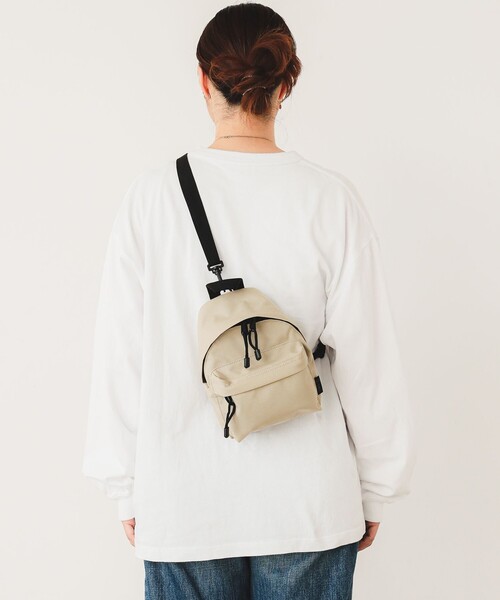 SML（エスエムエル）の「【別注】SML / BACK PACK（ショルダーバッグ・レディース・ブルー/ブラック/ピンク/ベージュ/オレンジ/イエロー・ONE SIZE）」の9枚目の写真