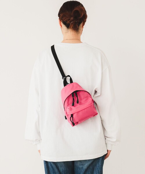 SML（エスエムエル）の「【別注】SML / BACK PACK（ショルダーバッグ・レディース・ブルー/ブラック/ピンク/ベージュ/オレンジ/イエロー・ONE SIZE）」の11枚目の写真