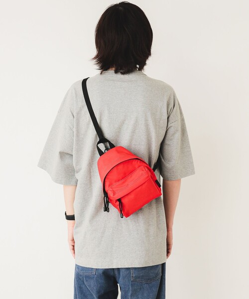 SML（エスエムエル）の「【別注】SML / BACK PACK（ショルダーバッグ・レディース・ブルー/ブラック/ピンク/ベージュ/オレンジ/イエロー・ONE SIZE）」の12枚目の写真