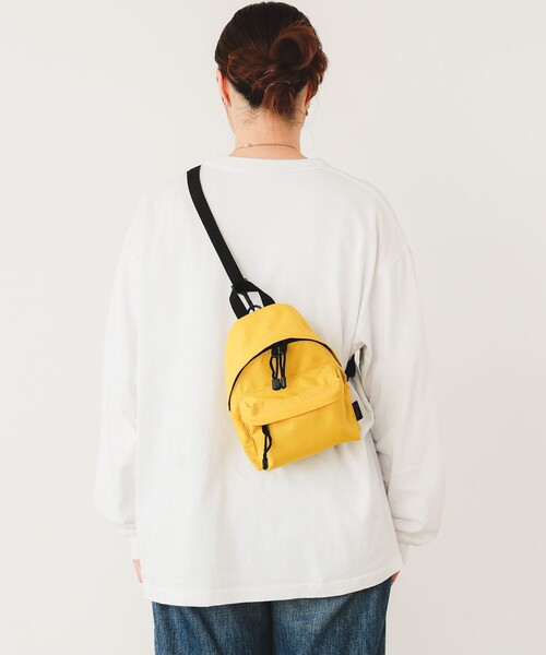 SML（エスエムエル）の「【別注】SML / BACK PACK（ショルダーバッグ・レディース・ブルー/ブラック/ピンク/ベージュ/オレンジ/イエロー・ONE SIZE）」の13枚目の写真