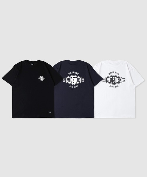 MFC STORE（エムエフシーストア）の「MFC STORE EMBLEM S/S TEE（Tシャツ/カットソー・メンズ・ブラック/ネイビー/ホワイト・S/M/L/XL）」の4枚目の写真