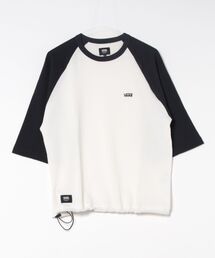 VANSアパレル(WJ) ヴァンズ M CAVE Waffle Football L TEE ショートスリーブ 125R1020200 ABC-MART限定 2TONE