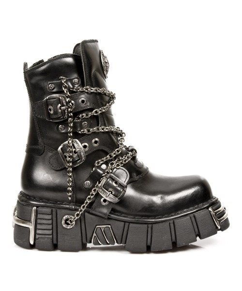 NEW ROCK（ニューロック）の「NEW ROCK/ニューロック/1011-S1（ブーツ・メンズ・ブラック・41/42/43）」の4枚目の写真