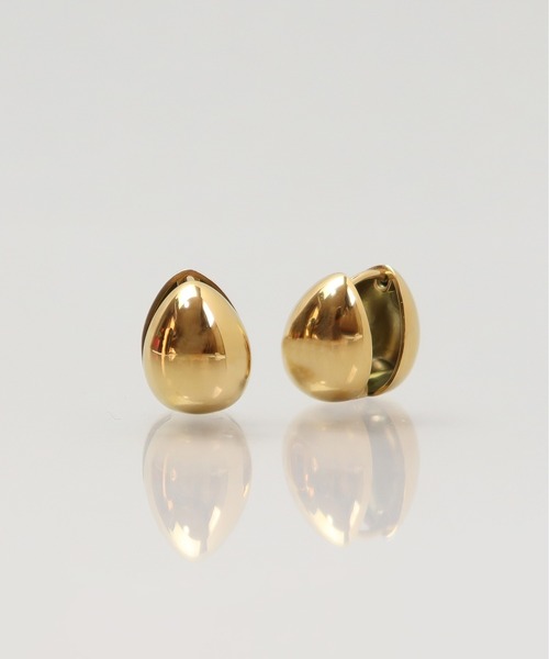 ieLS(イエルズ)の「金属アレルギー対応「ieLS」ステンレス フープピアス(ピアス(両耳用)・レディース・ゴールド/シルバー・ONE SIZE)」の3枚目の写真