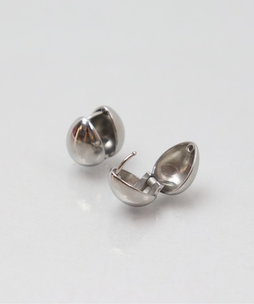 ieLS(イエルズ)の「金属アレルギー対応「ieLS」ステンレス フープピアス(ピアス(両耳用)・レディース・ゴールド/シルバー・ONE SIZE)」の5枚目の写真