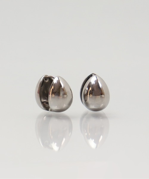 ieLS(イエルズ)の「金属アレルギー対応「ieLS」ステンレス フープピアス(ピアス(両耳用)・レディース・ゴールド/シルバー・ONE SIZE)」の4枚目の写真