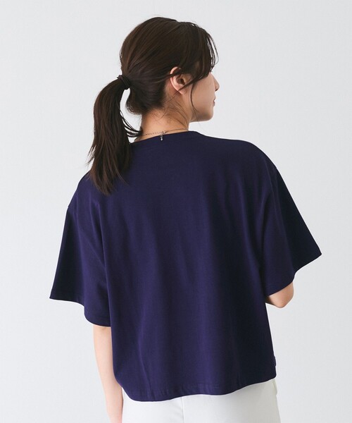 Jayro(ジャイロ)の「シルケット風半袖プルオーバー(Tシャツ/カットソー・レディース・ホワイト系その他/ライトグリーン/ネイビー・M)」の22枚目の写真