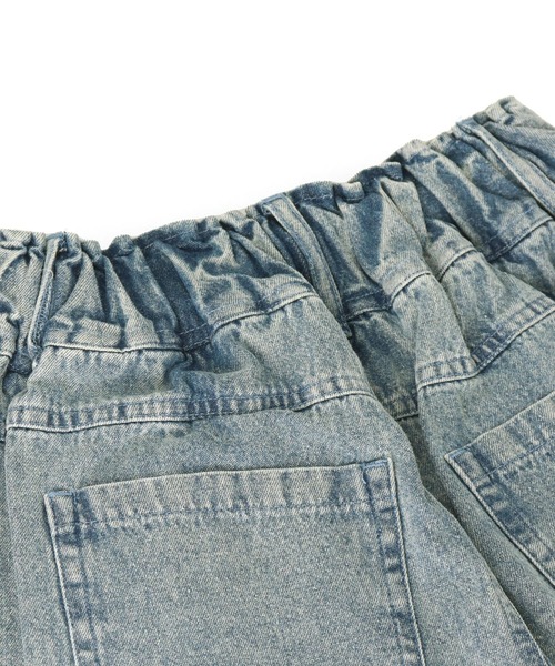 ANAP GiRL(アナップガール)の「ファー シッポ付き フェイクベルトミニ スカパン【キッズお揃い】(スカート・キッズ・カーキ/ライトブルー/ブラック・M/S/XS)」の5枚目の写真