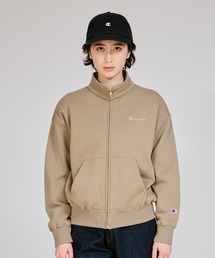 【Champion/チャンピオン】レディース ベーシック スタンドジップスウェットシャツ