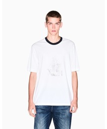 【A|X アルマーニ エクスチェンジ】アンカーロゴ 半袖クルーネックTシャツ/REGULAR+