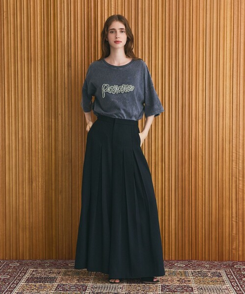 GRACE CLASS(グレースクラス)の「ボックスプリーツパンツ(その他パンツ・レディース・ピンク/ブラック・38/36)」の17枚目の写真