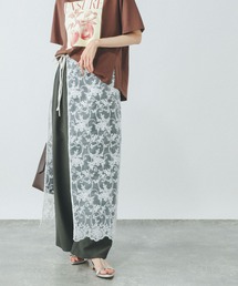 GLOBAL WORK | レースラップロングスカート/498008(スカート)