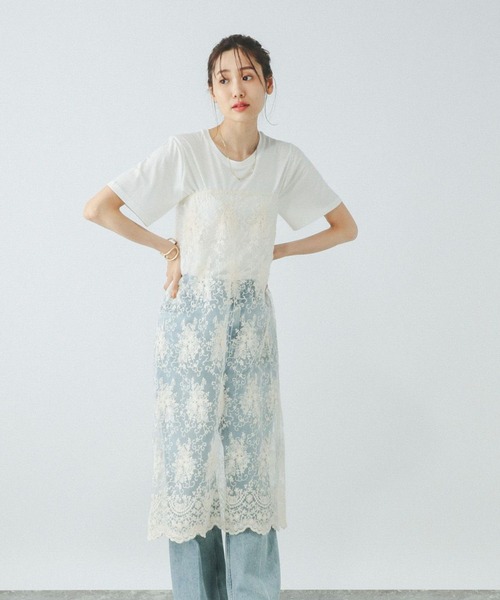 GLOBAL WORK(グローバルワーク)の「レースラップロングスカート/498008(スカート・レディース・その他1/その他2・FREE)」の1枚目の写真