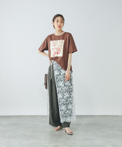 GLOBAL WORK(グローバルワーク)の「レースラップロングスカート/498008(スカート・レディース・その他1/その他2・FREE)」の5枚目の写真