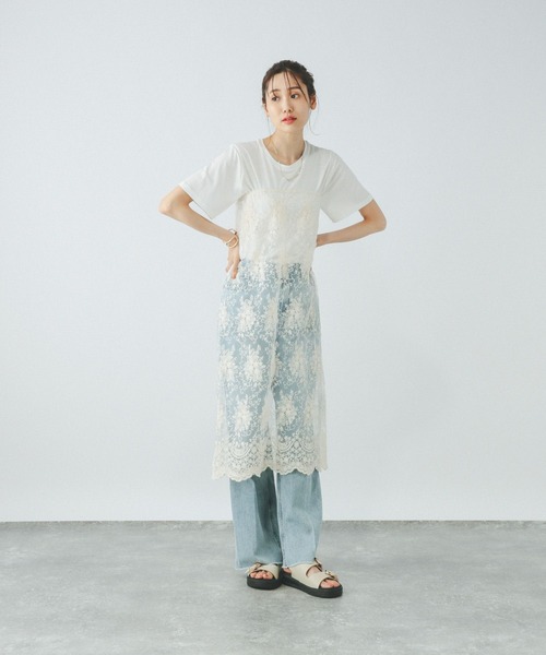 GLOBAL WORK(グローバルワーク)の「レースラップロングスカート/498008(スカート・レディース・その他1/その他2・FREE)」の6枚目の写真