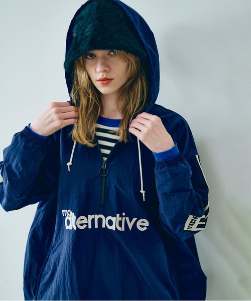 J2153 トラックハーフZIPジャケット（ナイロンジャケット）｜RNA