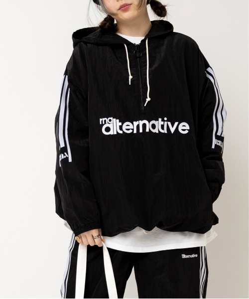 J2153 トラックハーフZIPジャケット（ナイロンジャケット）｜RNA